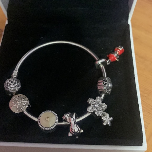 Pandora bracelet with charm - Picture 3 of 4